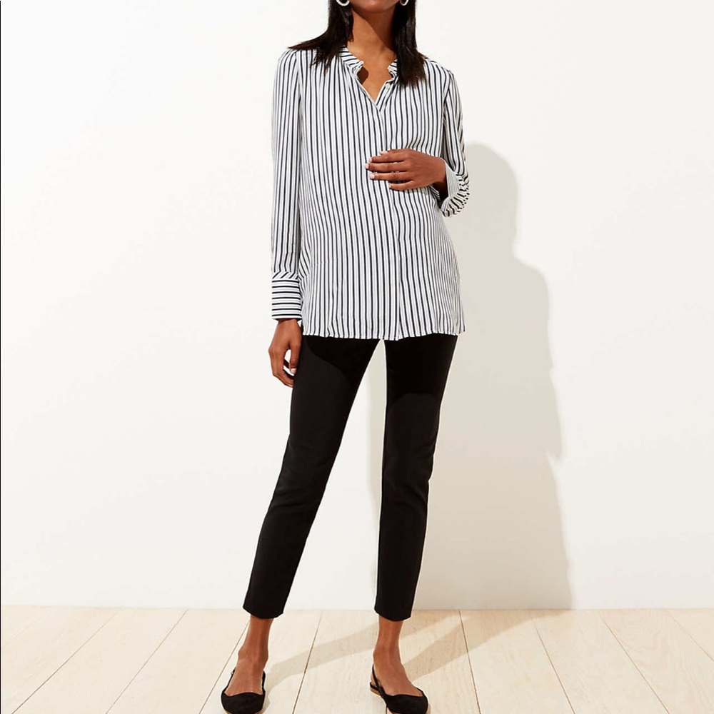 Loft skinny maternity pants